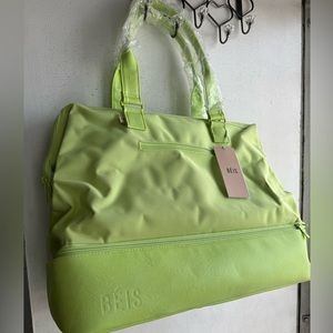 BEIS Citron Green Weekender - NEW! NWT! NEVER USED!